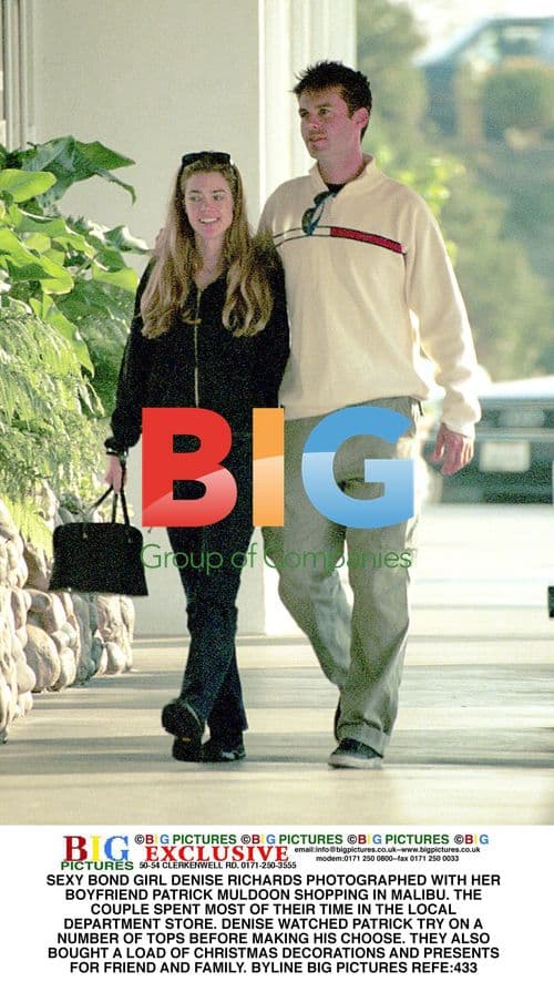 Denise Richards and Patrick Muldoon Shopping in Malibu