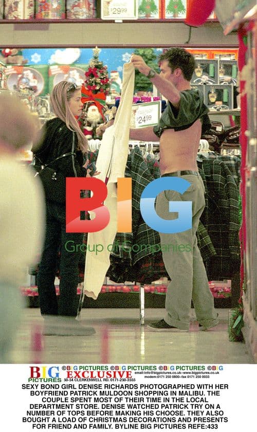 Denise Richards and Patrick Muldoon Shopping