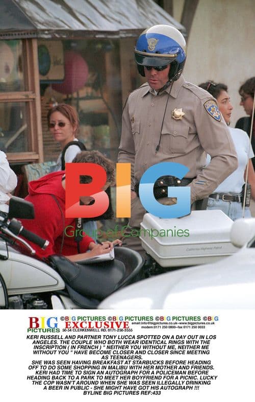 Keri Russell and Tony Lucca Spotted in LA