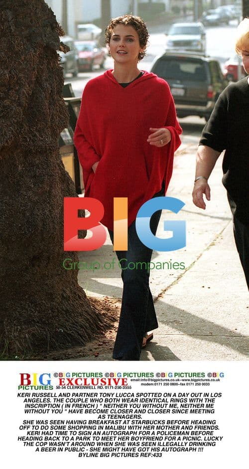 Keri Russell and Tony Lucca Spotted in LA