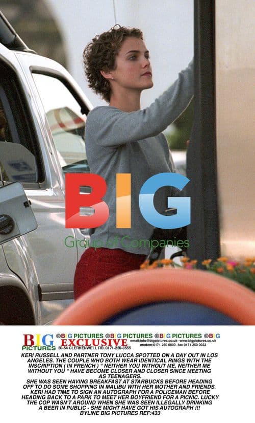 Keri Russell and Tony Lucca Out in LA