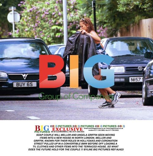 Will Mellor and Angela Griffin Move House