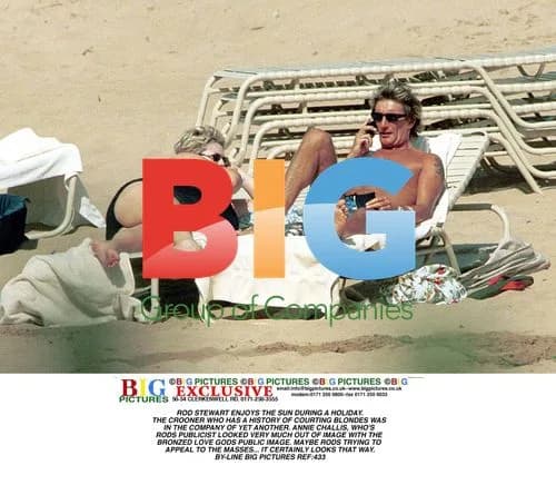 Rod Stewart on Holiday with Publicist