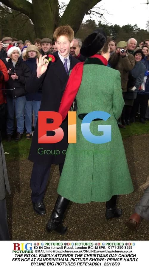 Prince Harry Attends Christmas Service