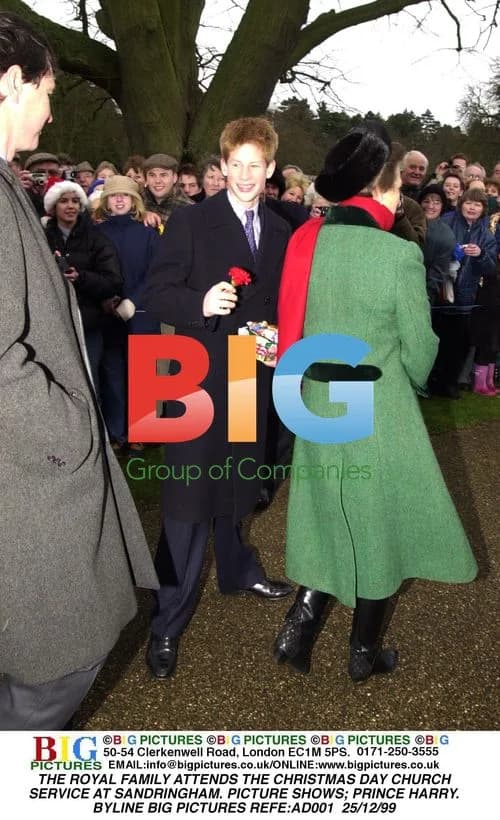 Prince Harry Attends Christmas Service