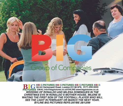 Ronaldo and Milena Domingues' Wedding