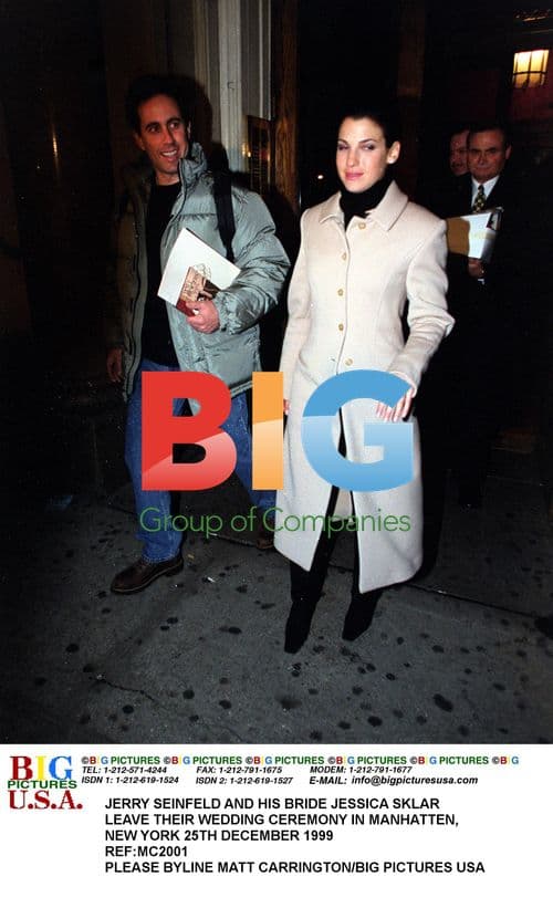 Jerry Seinfeld and Jessica Sklar Wedding
