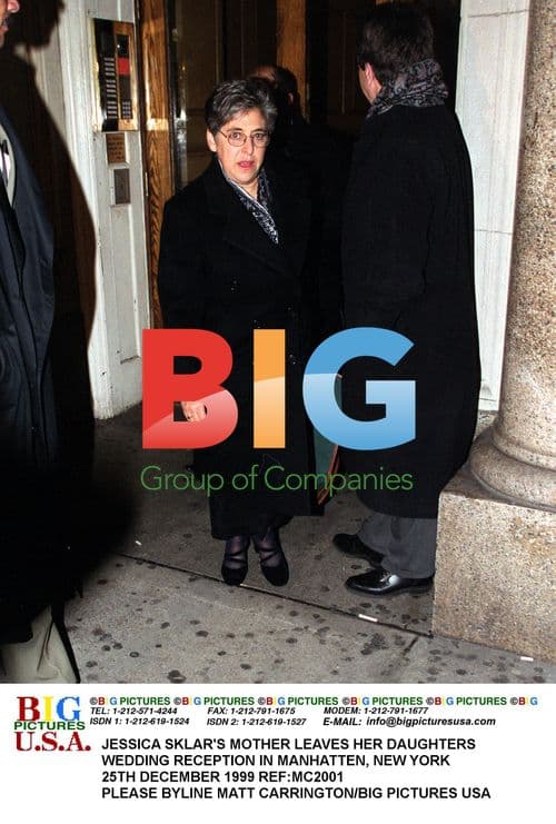 JESSICA SKLAR'S MOTHER LEAVES WEDDING