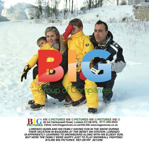 Lorenzo Quinn's Family Snow Fun