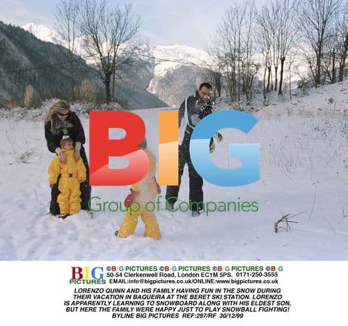 Lorenzo Quinn's Family Snow Day