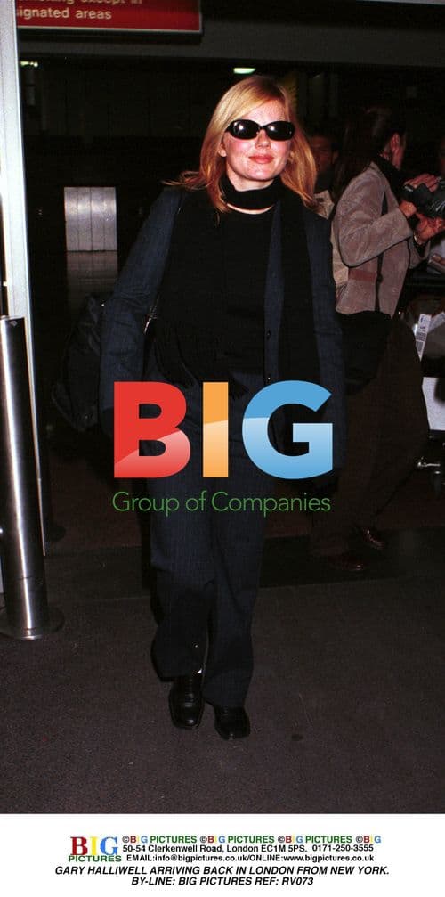 Gary Halliwell Arrives in London