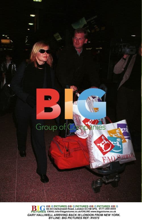 Gary Halliwell Arrives in London from NY