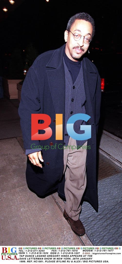 TAP DANCE LEGEND GREGORY HINES APPEARS ON LETTERMAN