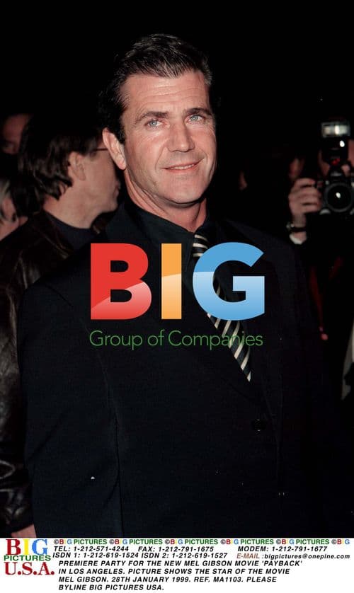 Mel Gibson at 'Payback' Premiere