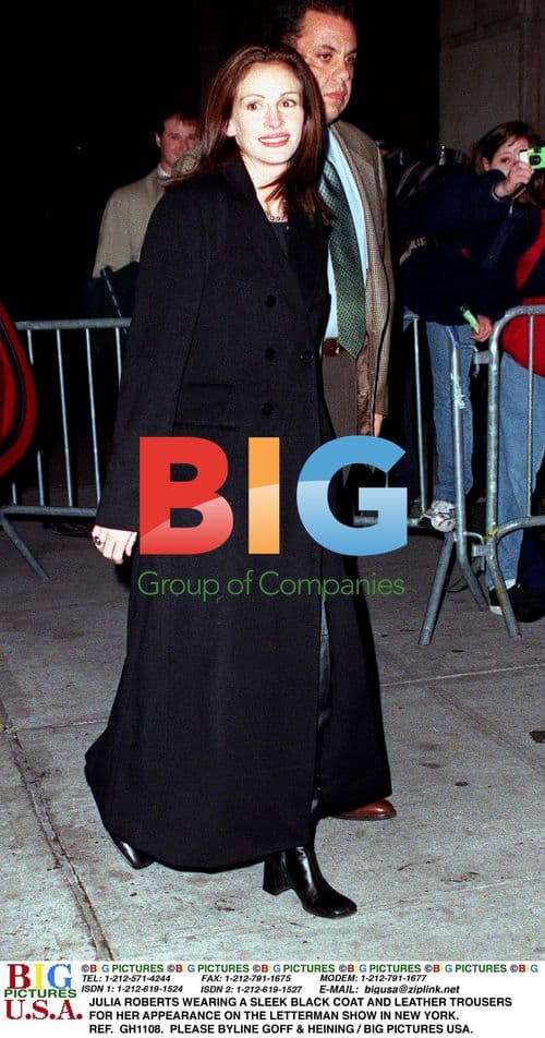 Julia Roberts on Letterman in NYC