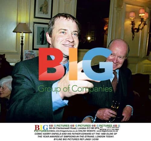 Harry Enfield and his father Edward