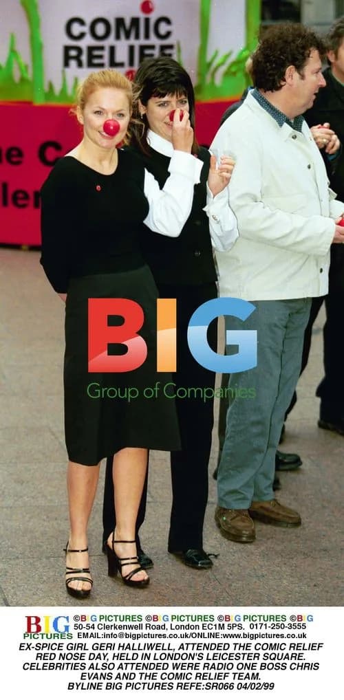 Geri Halliwell Attends Comic Relief Red Nose Day