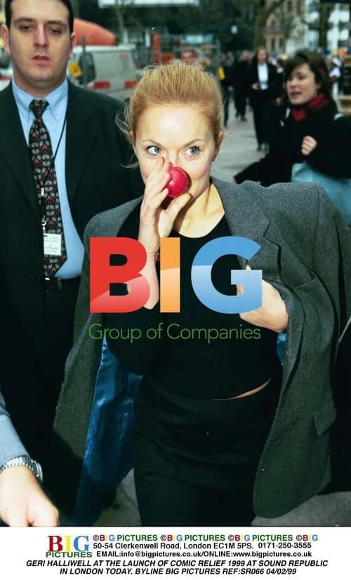 Geri Halliwell at Comic Relief Launch