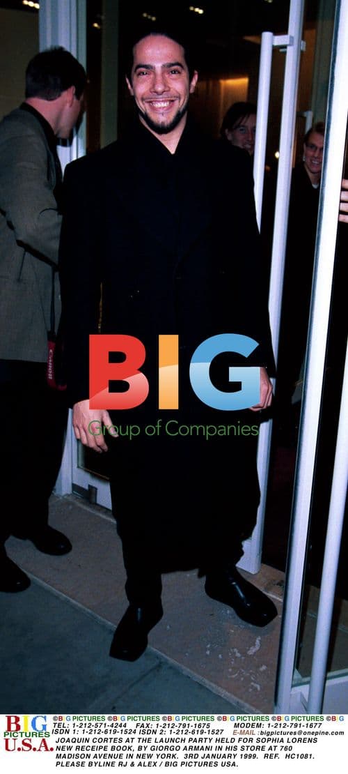 JOAQUIN CORTES at Sophia Loren's Book Launch