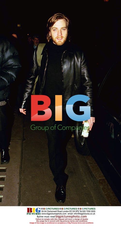 EWAN McGREGOR LEAVES LONDON NIGHT CLUB