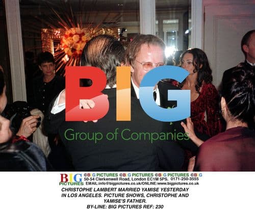 Christophe Lambert Marries Yamise in Los Angeles