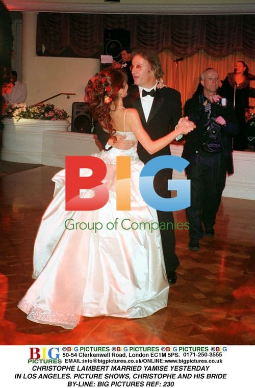 Christophe Lambert Marries Yamise in LA