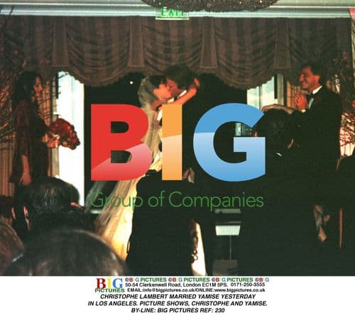 Christophe Lambert and Yamise wed in LA