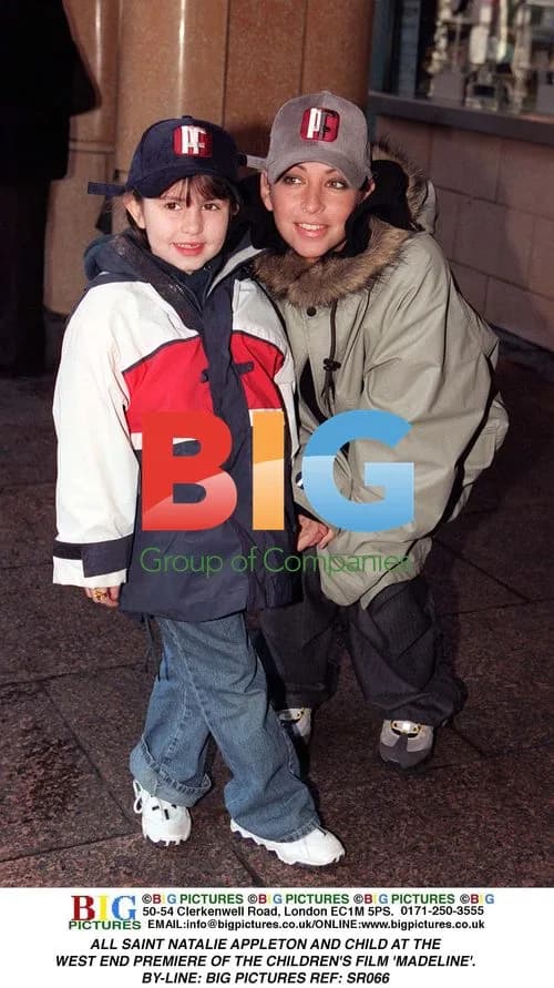 Natalie Appleton and Child at 'Madeline' Premiere