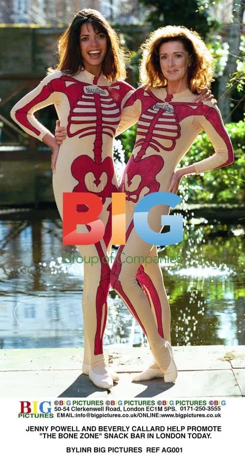 Jenny Powell and Beverly Callard Promote "The Bone Zone" Snack Bar
