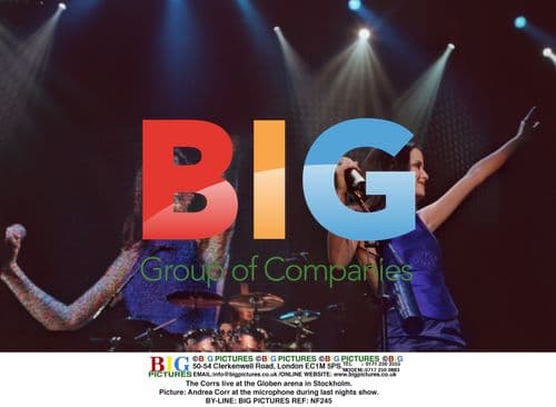 Andrea Corr Performing at Globen Arena