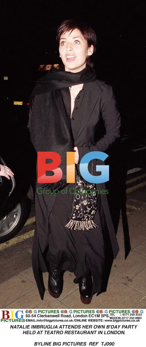 Natalie Imbruglia at her birthday party