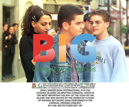 Dana International at Canaria Islands Carnival