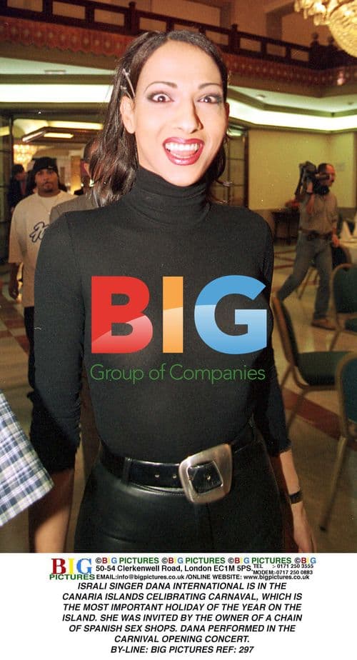 Dana International at Canaria Islands Carnival