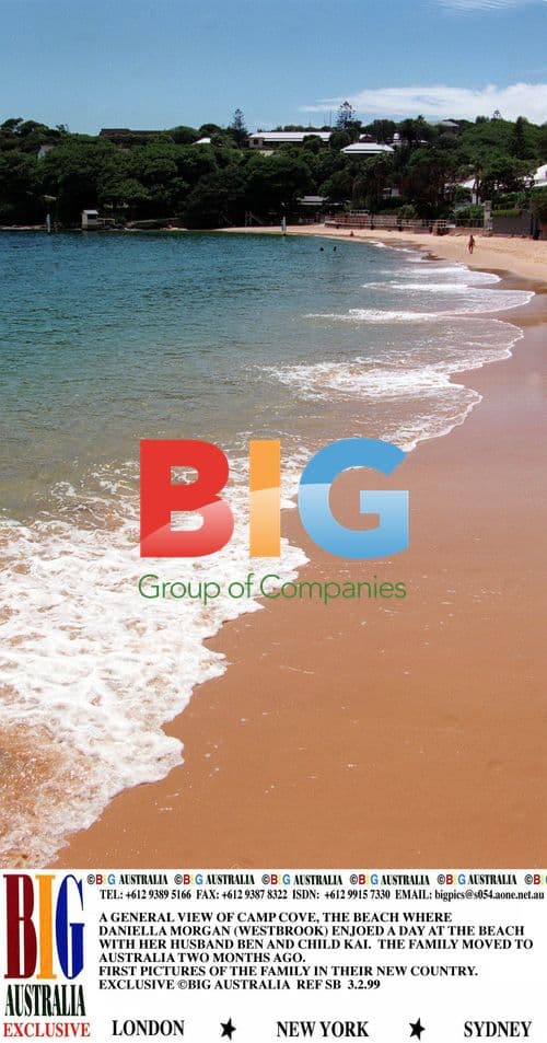 Daniella Morgan family beach day in Australia