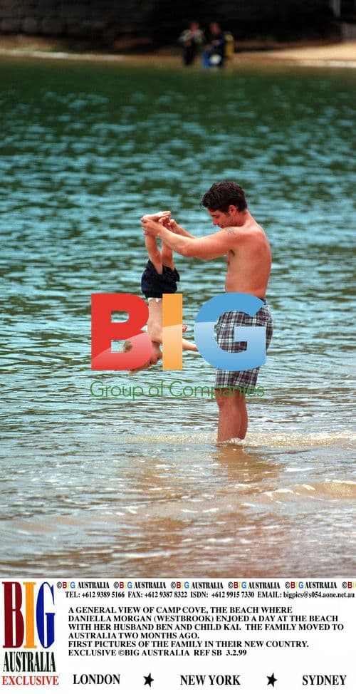 Daniella Morgan and Family at Camp Cove Beach