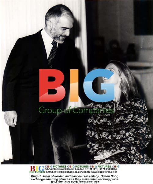 King Hussein and Queen Noor's wedding plans