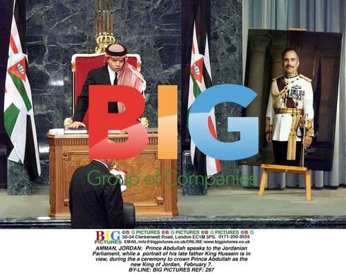 Prince Abdullah crowned King of Jordan