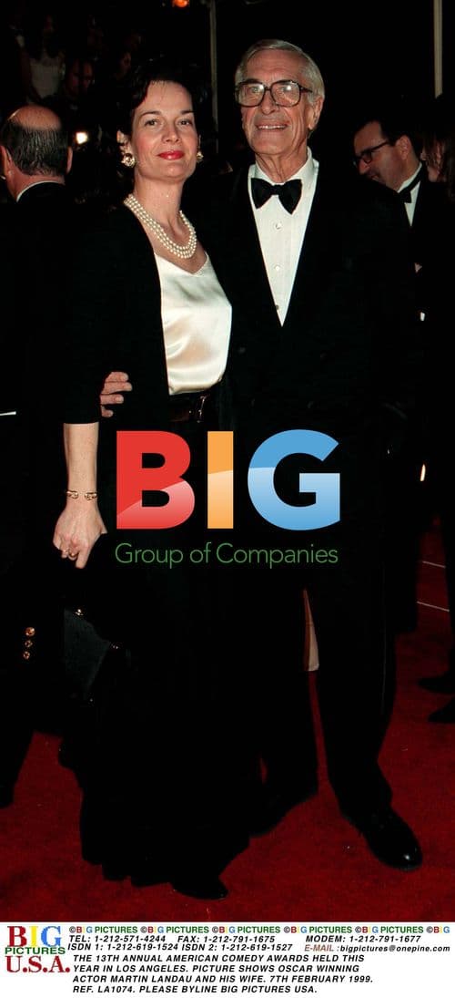 Martin Landau and wife at American Comedy Awards