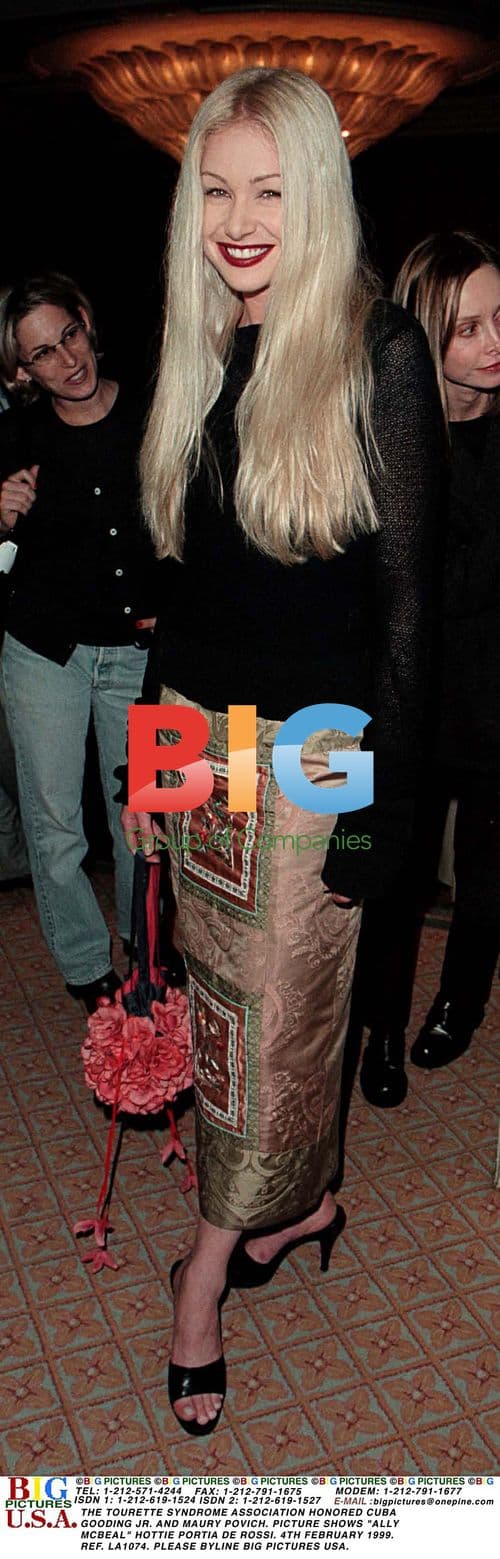 Portia de Rossi at Tourette Syndrome Association event