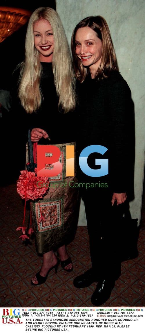 Partia De Rossi and Callista Flockhart at Tourette Event