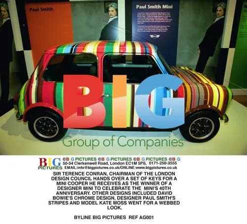 Terence Conran Accepts Designer Mini