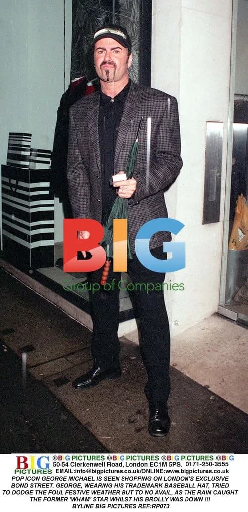 George Michael Seen Shopping on London's Bond Street