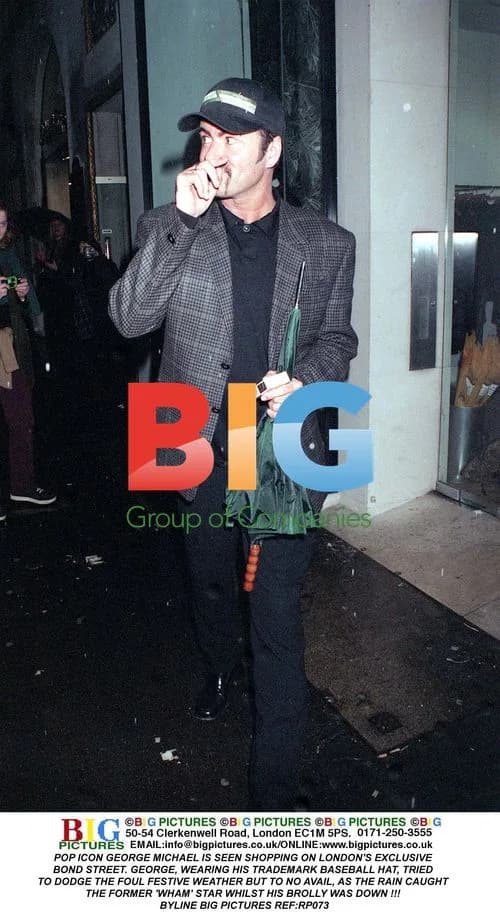 George Michael Spotted Shopping on Bond Street