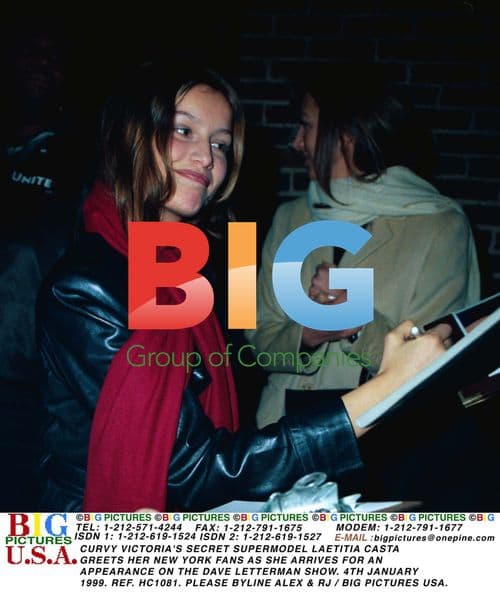 Laetitia Casta Greets Fans in New York