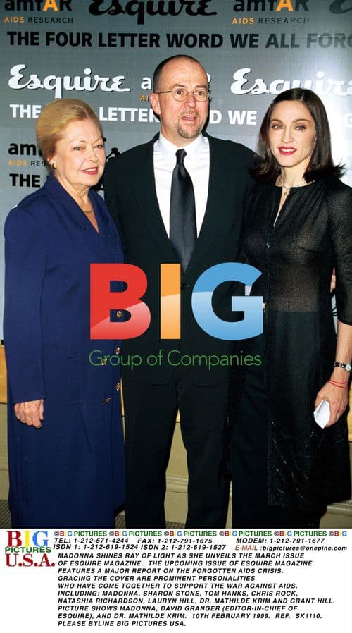 Madonna unveils Esquire's AIDS report issue