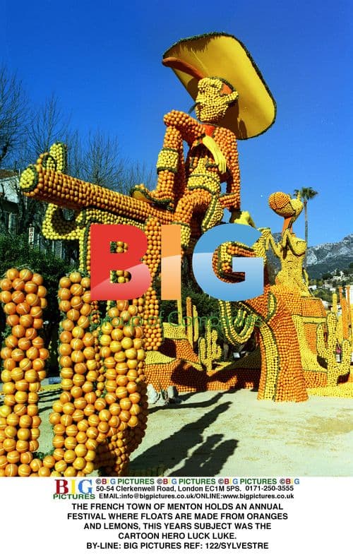 Lemon and Orange Festival in Menton, France