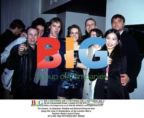 Jo Absolom, Robbie and Richard Driscoll at London Men's Fashion Week Launch