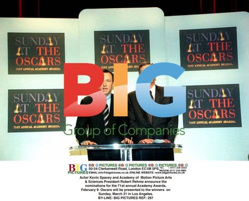 Spacey and Rehme Announce Oscars Nominations