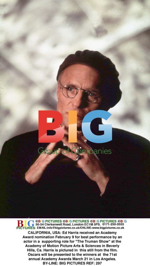 Ed Harris Nominated for Oscar for "The Truman Show"