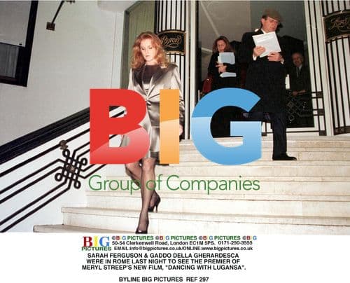 Sarah Ferguson & Gaddo della Gherardesca at Film Premiere